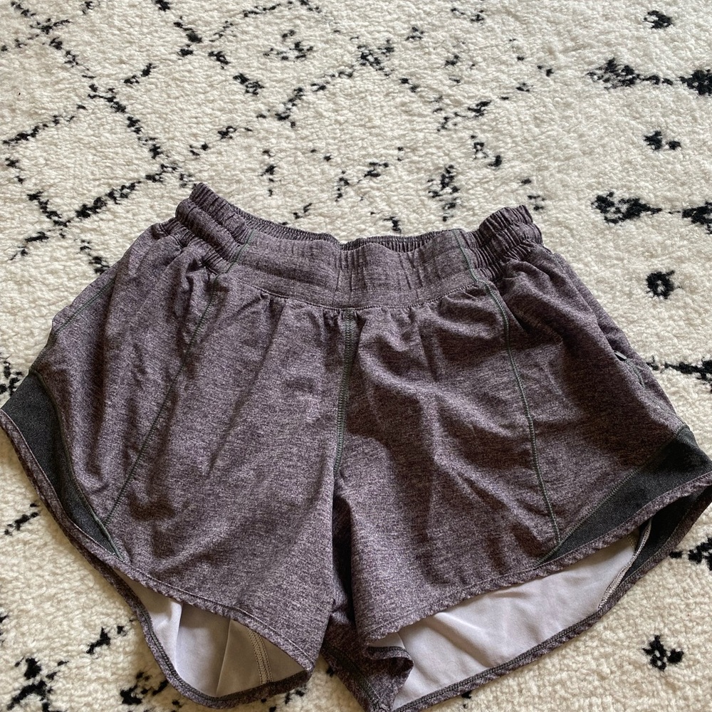 Lululemon grey running shorts